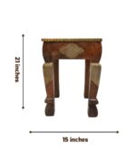 Royal Brass Accent Table - Image 2