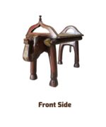 Wooden Elephant Accent Decor - Image 2