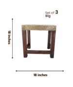 Handcrafted Indian Accent Furniture - Image 3