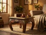 Handcrafted Indian Sheesham Wood Coffee Table