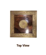 Handcrafted Indian Sheesham Wood Coffee Table - Image 3
