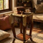 Handcrafted Traditional Coffee Table Stool