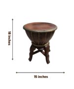 Luxury Carved Wooden Side Table - Image 2