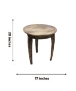 The Rustic Farmhouse Wooden Side Table - Image 2