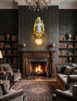 Golden Peacock Duo Sconce Lamp