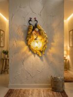Peacock Pair Wall Sconce Lamp