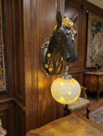 Modern Gold Stag Sconce Lamp