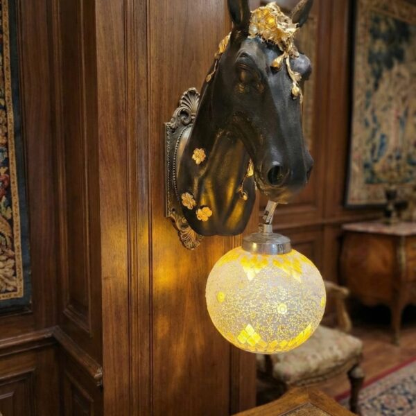 Modern Gold Stag Sconce Lamp