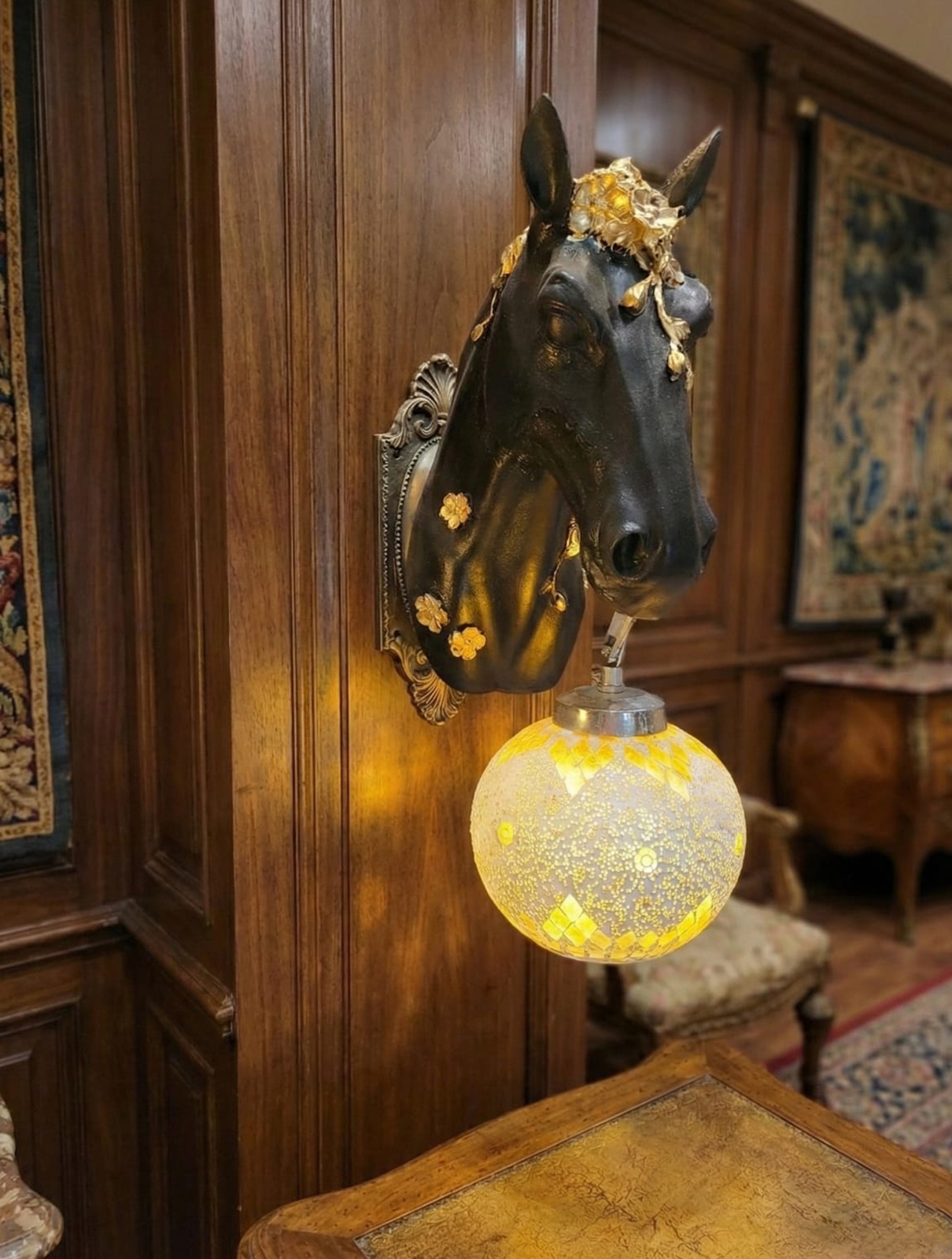 WhatsApp Image 2025-12-04 at 11.53.18_7e28df79 Modern Gold Stag Sconce Lamp - Image 1