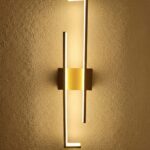Golden Linear Wall Light