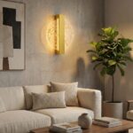 Vertical Luxury Twisted LED Wall Sconce