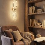 Modern LED Swirl Sconce