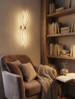 Modern LED Swirl Sconce