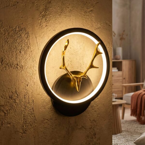 Modern Deer Antler LED Wall Sconce