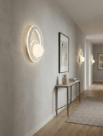 Contemporary Interlocking Ring LED Wall Light