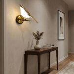 Modern Gold Bird Wall Sconce