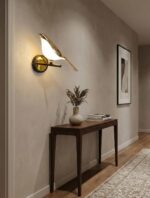 Modern Gold Bird Wall Sconce
