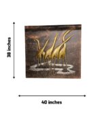 Golden Herons Metal Wall Panel - Image 2