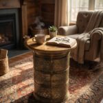 Vintage Metal Side Table