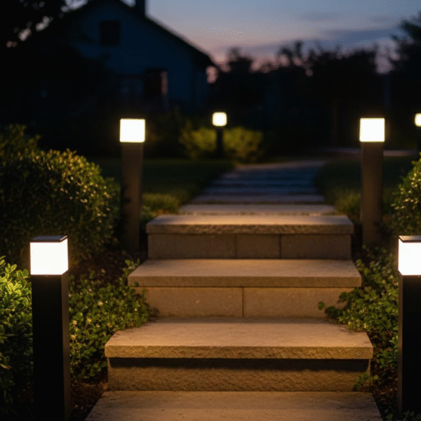 Cube LED Bollard Light