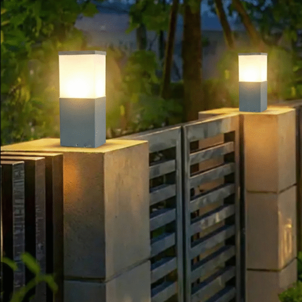 Modern Gate Pillar Light
