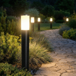 Slim Outdoor LED Bollard Light
