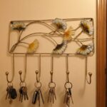 Handcrafted Flying Birds Metal Wall-Mounted Key Holder