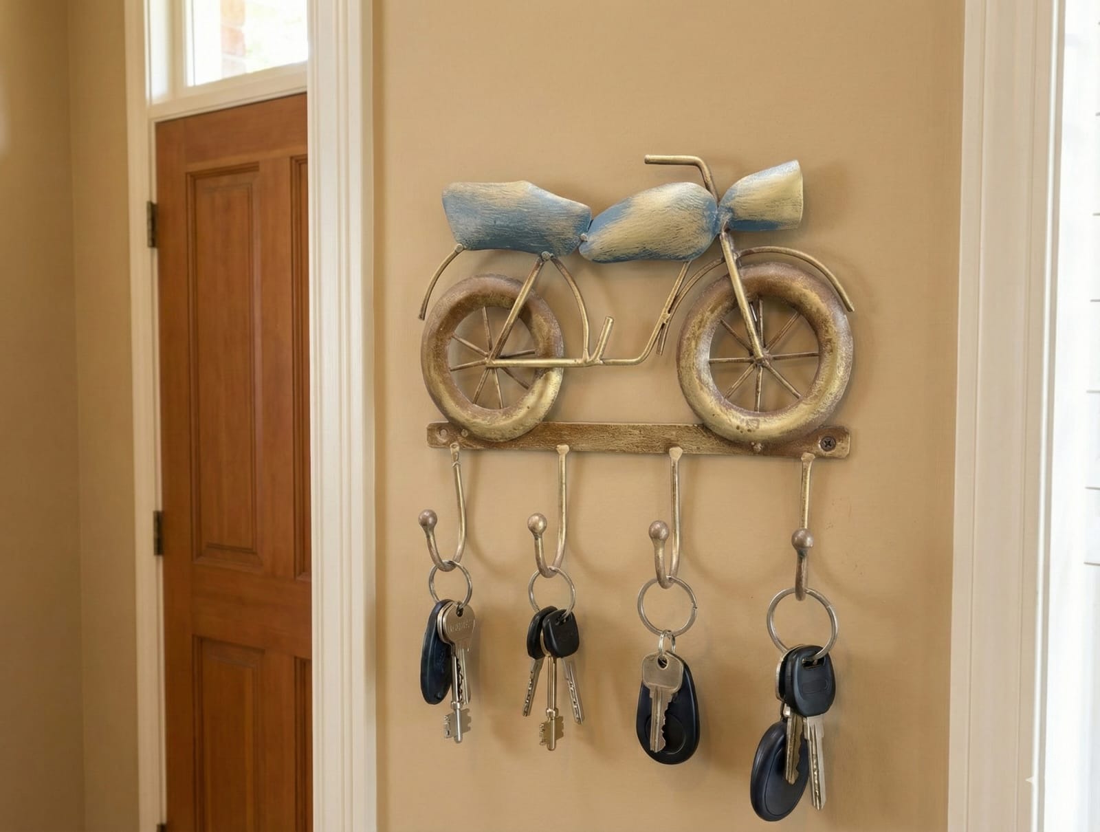 WhatsApp Image 2026-01-06 at 11.13.33 AM (19) Vintage Bike Design Metal Wall Key Holder - Image 1