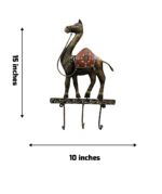 Handcrafted Camel Design Metal Wall Key Holder - Image 2