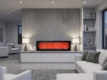 Modern Black Fireplace