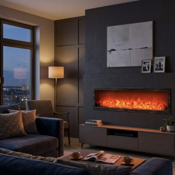 Vintage Glow Fireplace